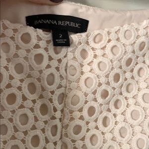 Cream White Banana Republic Shorts